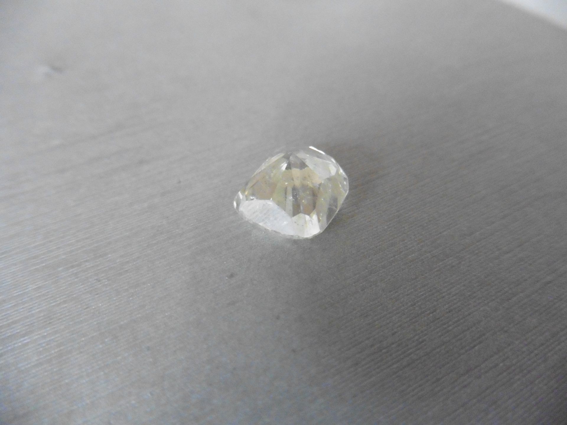 7.55ct loose cushion cut diamond. I colour, si2 clarity ( enhanced ). 11.03 x 10.15 x 7.43mm. No - Image 3 of 4