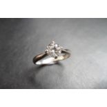 1.08ct diamond solitaire ring with a brilliant cut diamond. E colour and si2 clarity. Set in