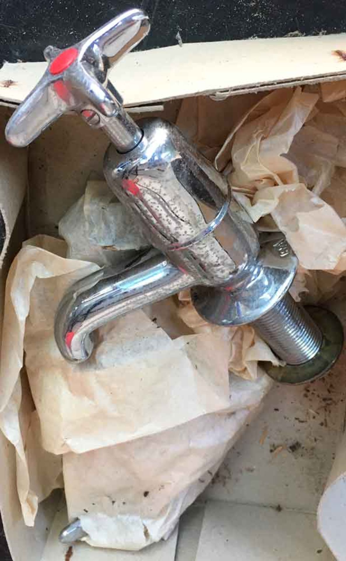 Pair of Cross Head Basin Taps