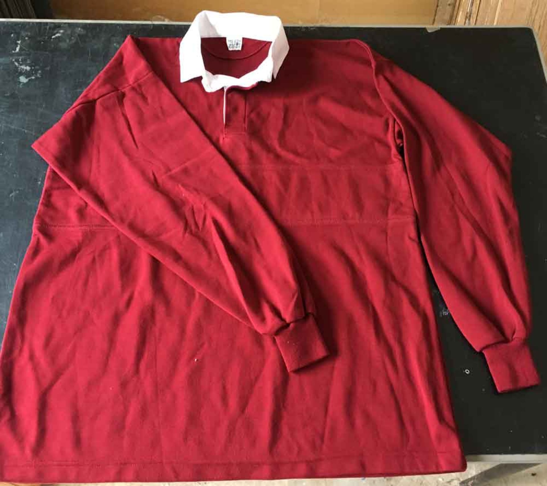 3 x Dark Red Rugby Shirts