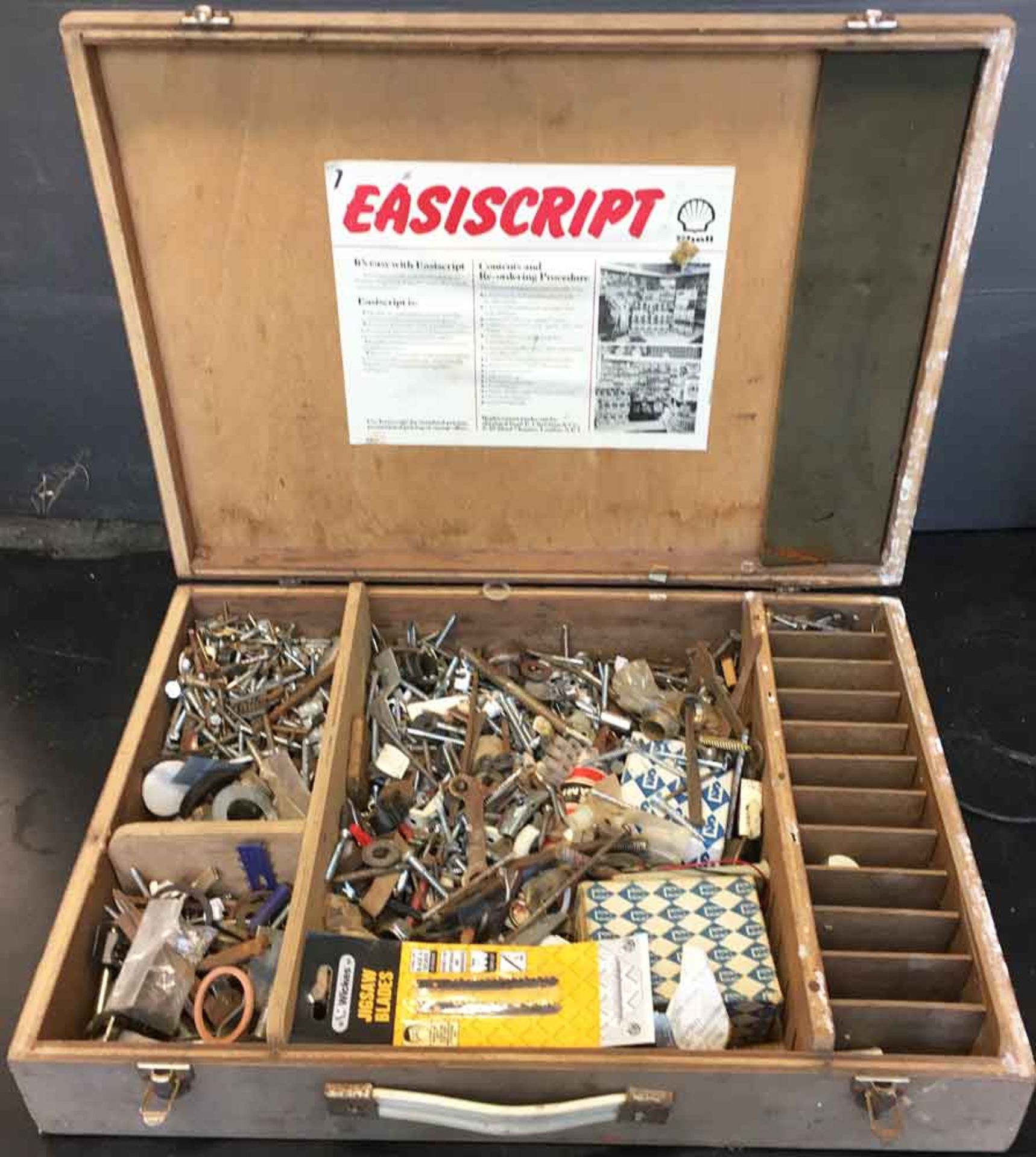 A Wooden Box of Hardware