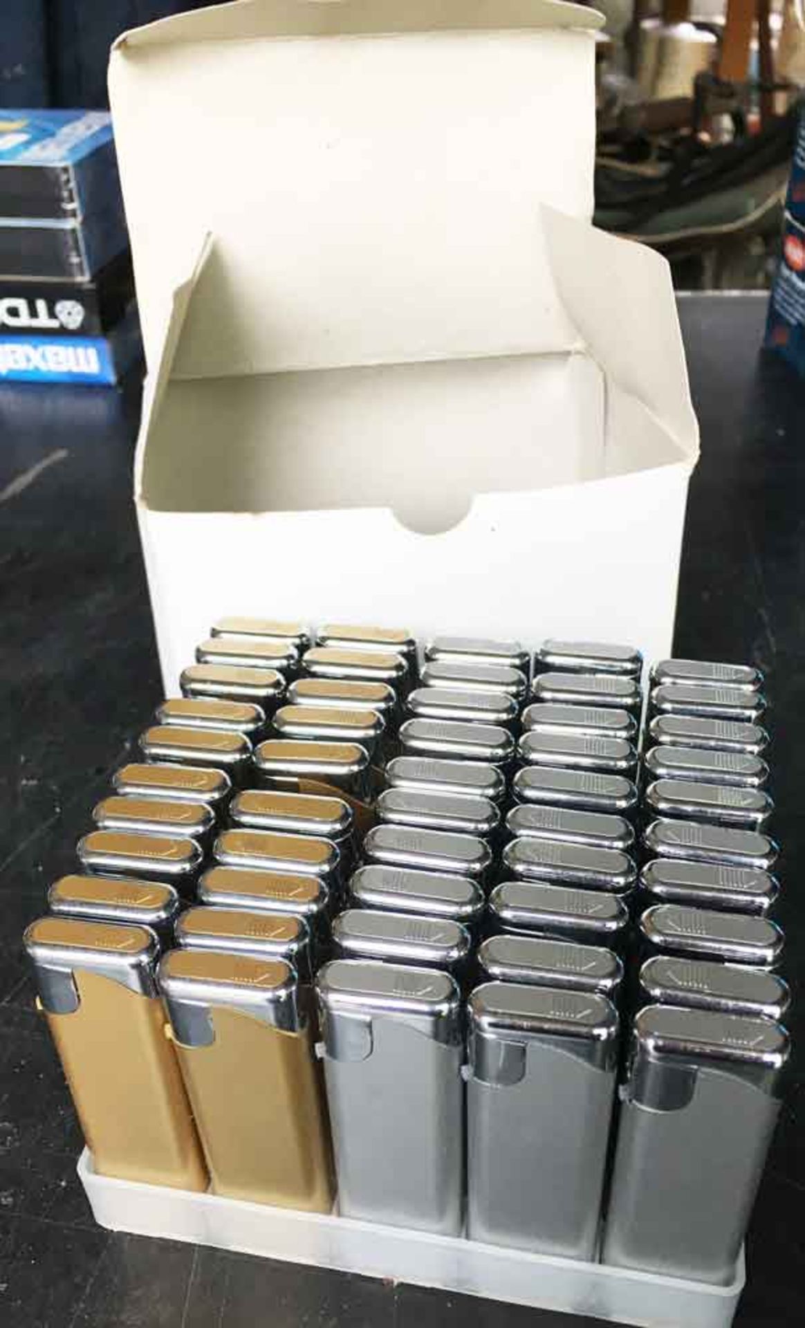 Box of 50 Metal Disposable Lighters