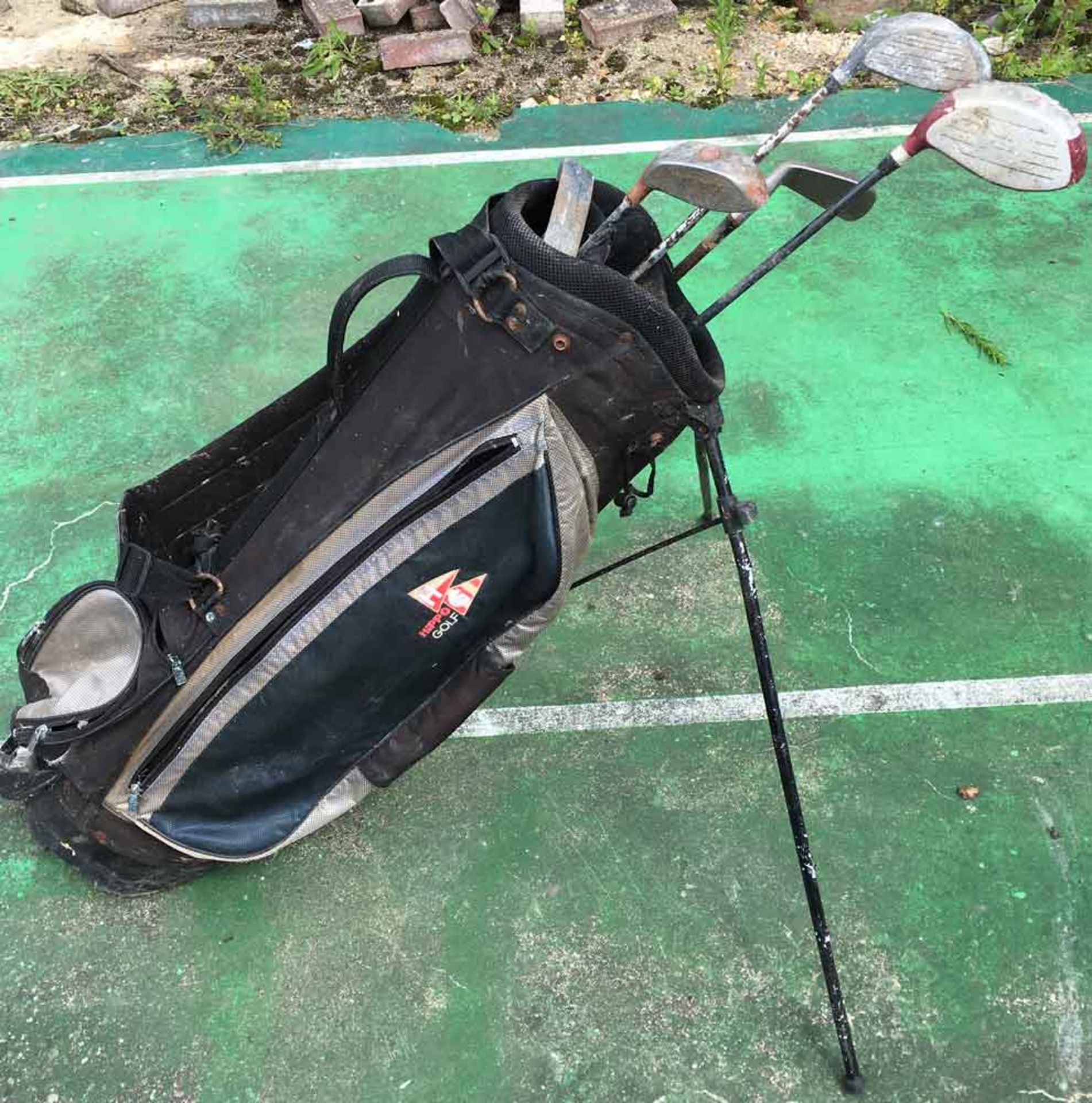 Hippo Golf Bag with Clubs & Drivers