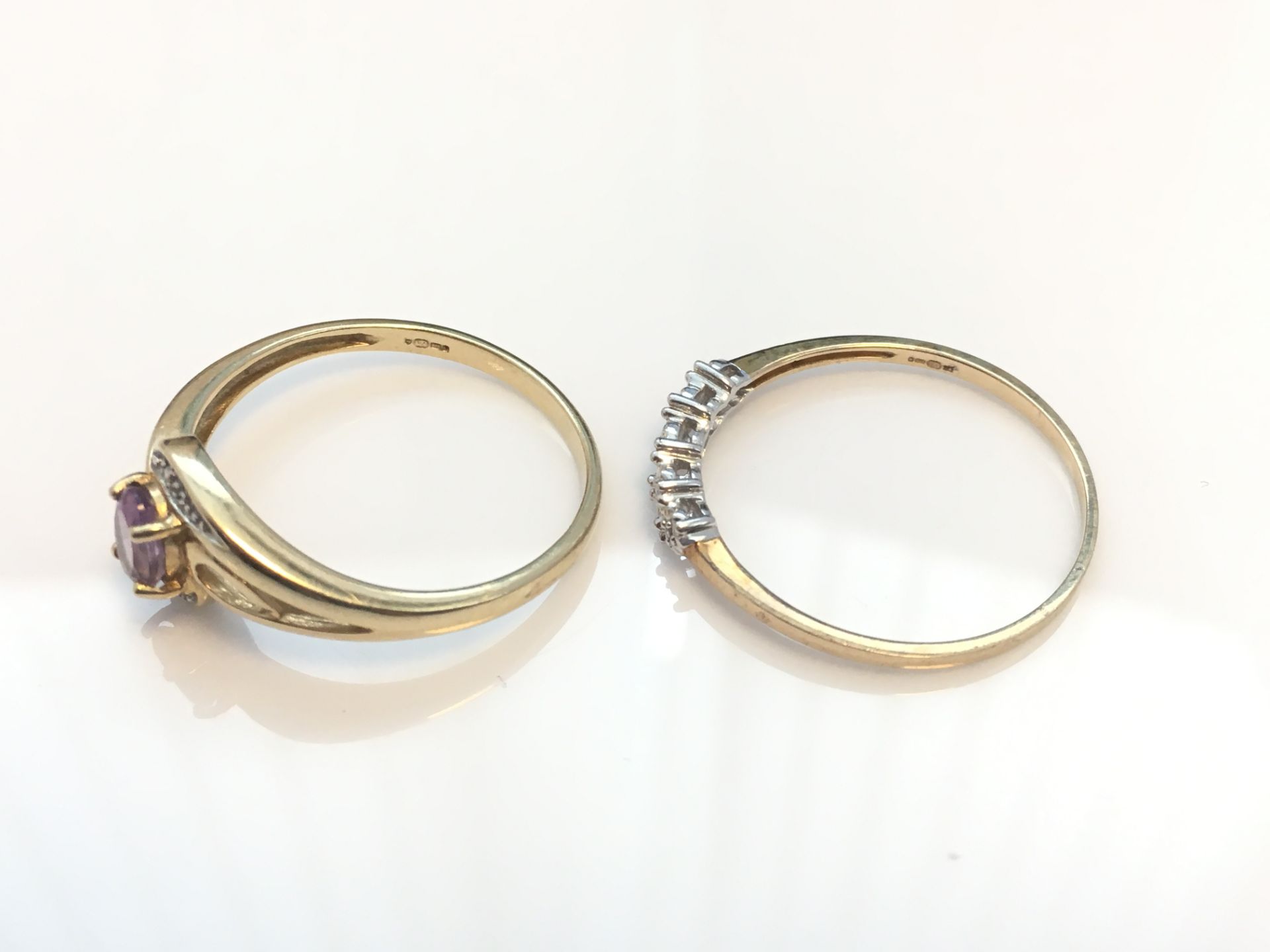 Two 9ct gold dress rings - Image 2 of 4