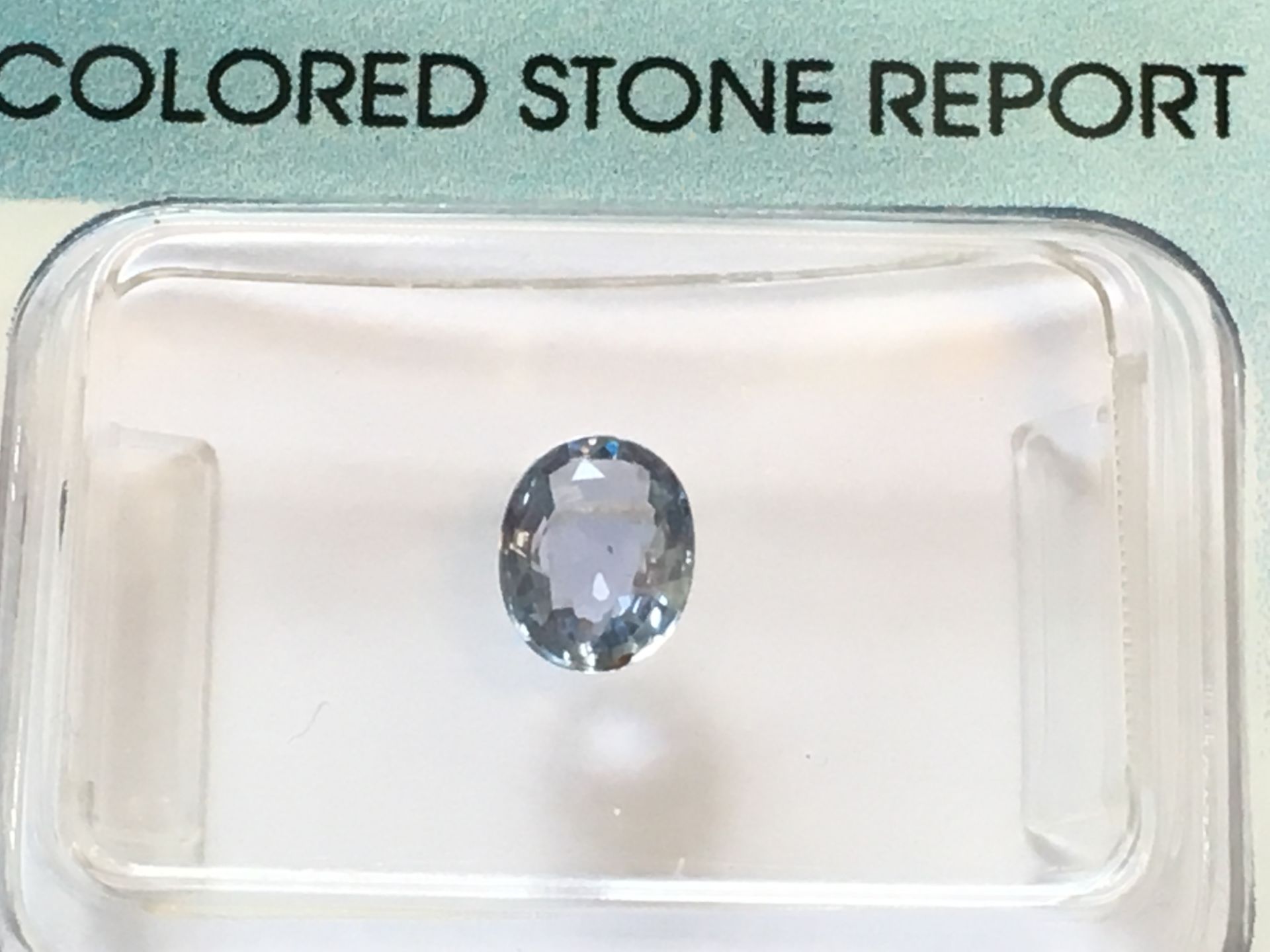 0.62ct Natural Sapphire with IGI Certificate - Image 2 of 3