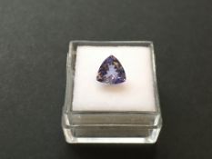 1.70ct Natural Tanzanite with IGI Certificate