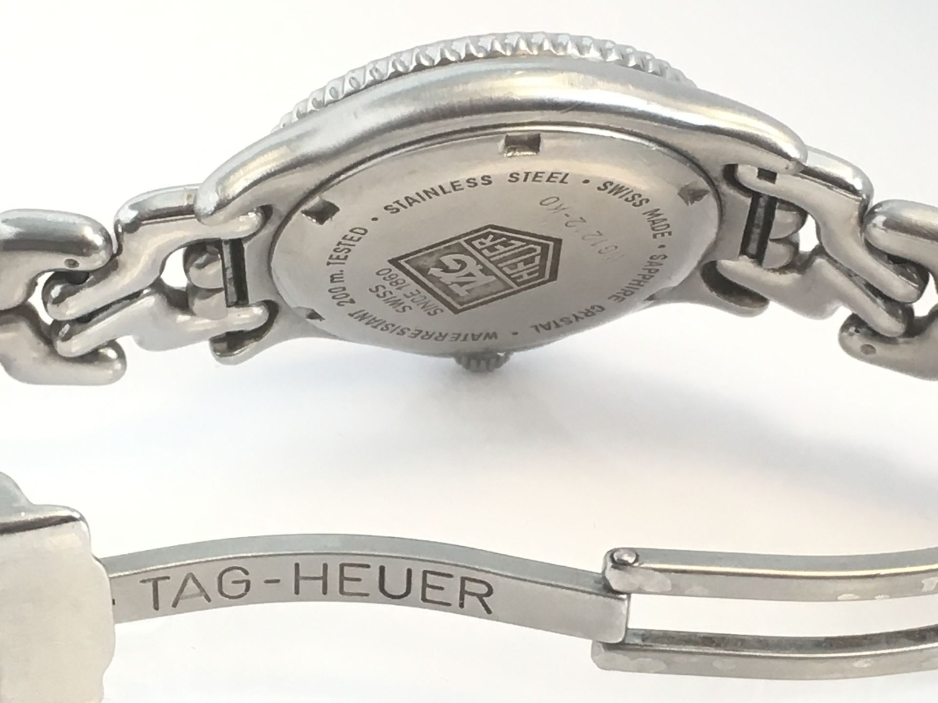 PRE OWNED TAG HEUER SEL GENTS QUARTZ WATCH. - Image 3 of 4