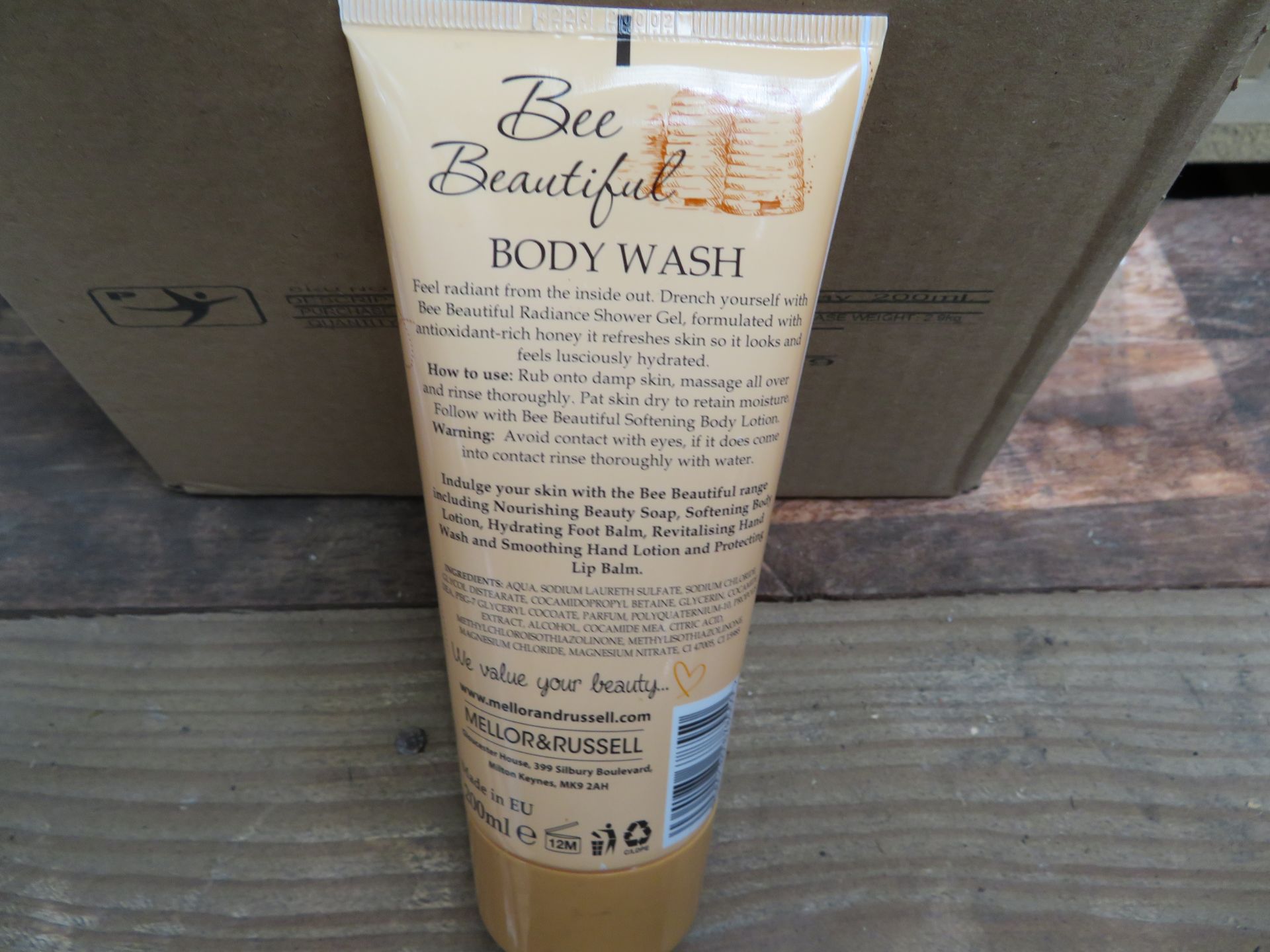 192 x Mellor & Russell Bee Beautiful Radiance Body Wash Sweet Honey with Natural Honey Extract. - Bild 2 aus 3