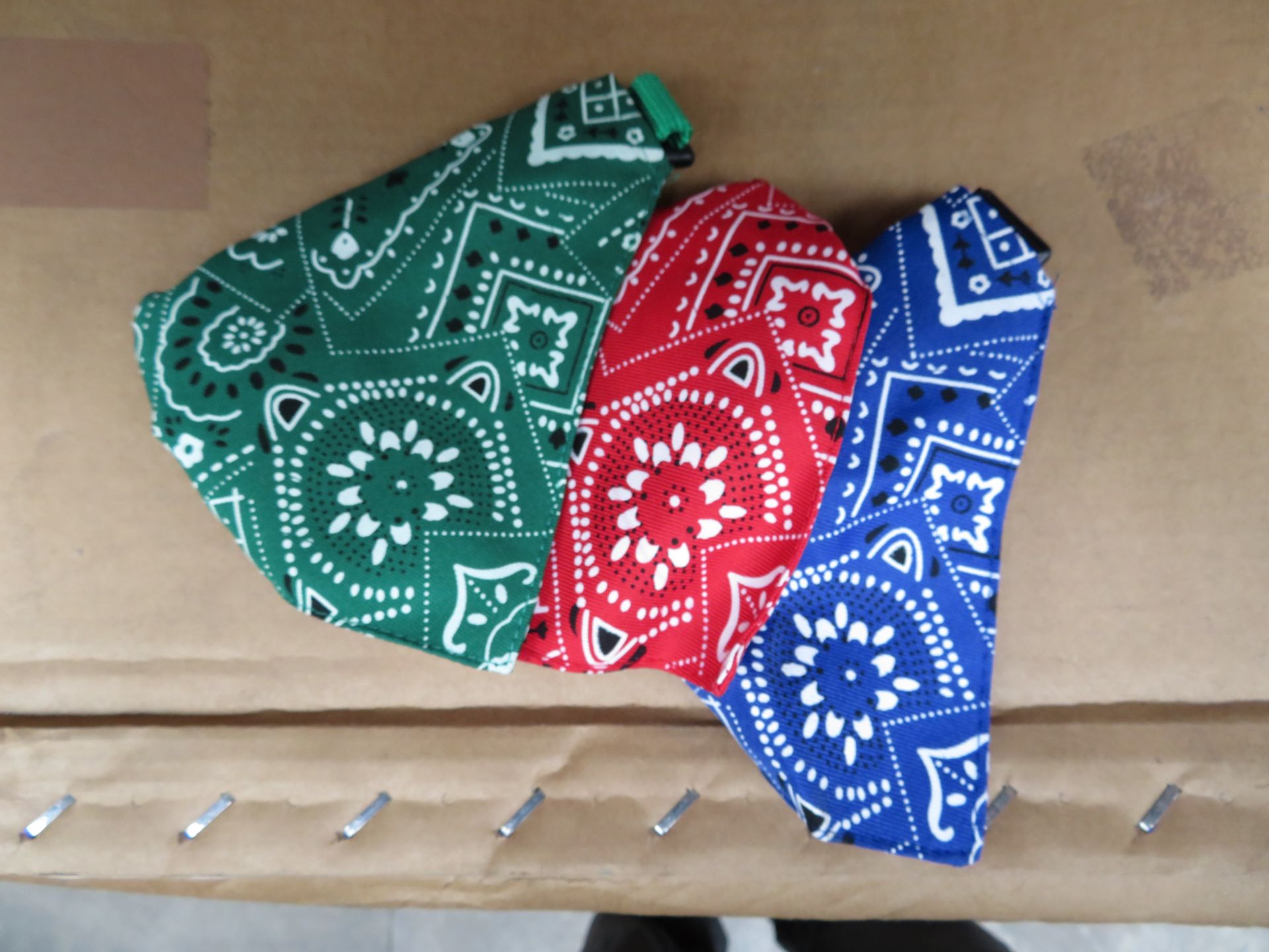 120 x Brand New Packs of 3 Bandanna Style Dog Collar's. RRP £4.99 per pack. Giving this lot a - Image 2 of 3