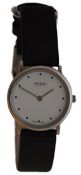 Stahl ST61316 Brushed Stainless Steel Watch with Small White 12 Dots