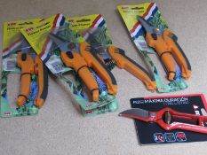 5 x Flower Pruners. Shipping available, no vat on hammer.