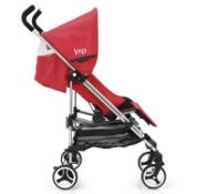 BabyStyle Imp Stroller, Pushchair, Buggy In Tomato Red With Raincover