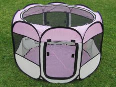 Travel Play pen. For toddler or Pets. Shipping available, no vat on hammer.