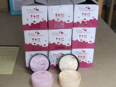 54 x “I LOVE” Body Butter. Shipping available, no vat on hammer.