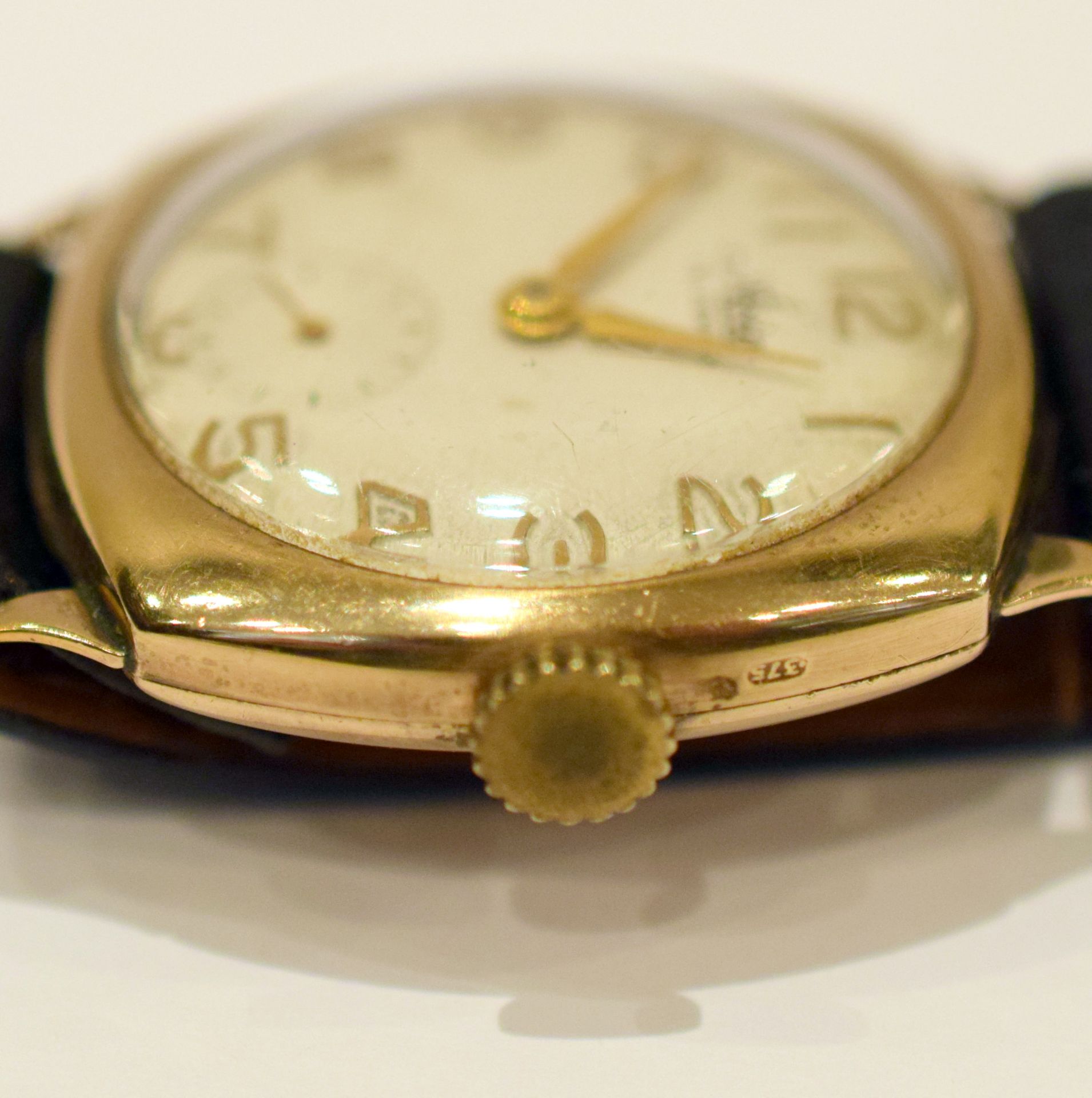 Avia 9ct Gold Cushion Case Watch - Bild 5 aus 5