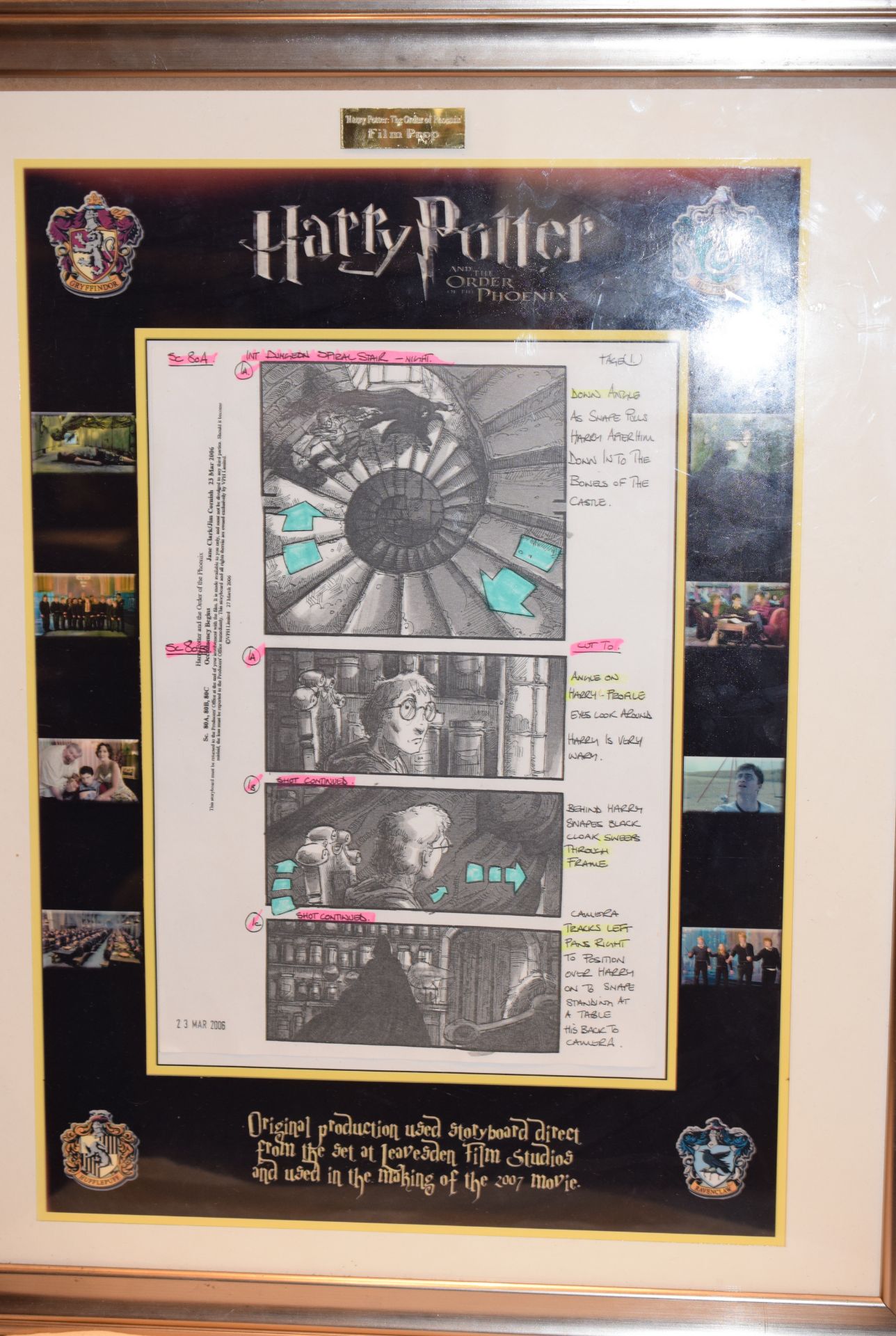 Harry Potter Orginal Story Board (not for release)