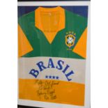 Ronnie Biggs Signed Brazil Football Jersey