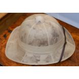 WW2 Pith Helmet Signed Failsworth Hats 1942