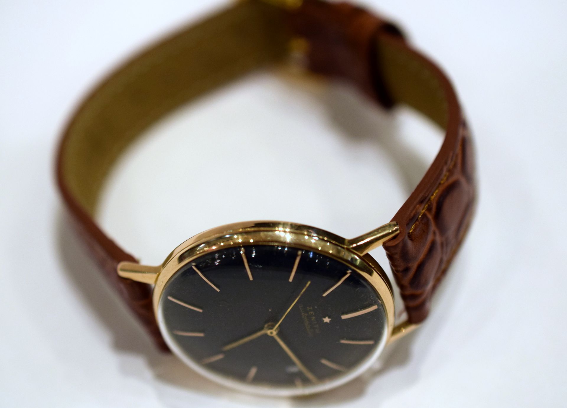 18ct Gold Zenith Wristwatch - Image 3 of 7
