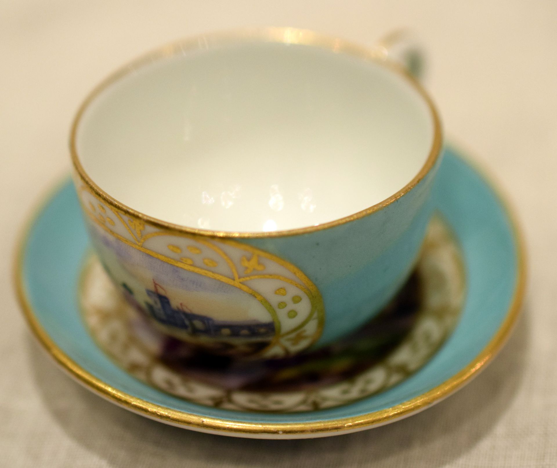 Miniature Meissen Cup and Saucer