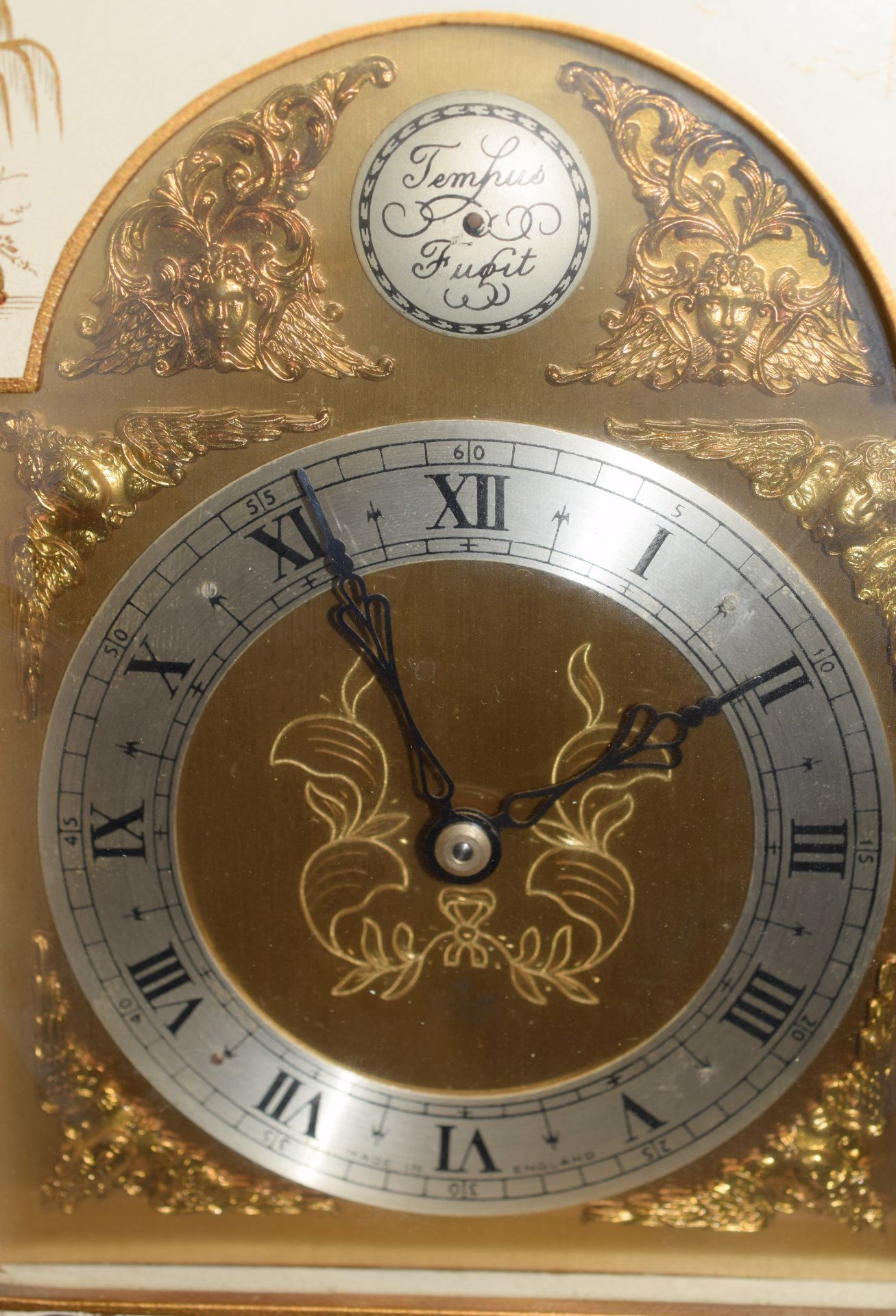 Large Elliott Chinoserie 8 Day Clock - Image 3 of 4