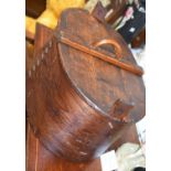 Lady's Wooden Hat Box With Celtic Design
