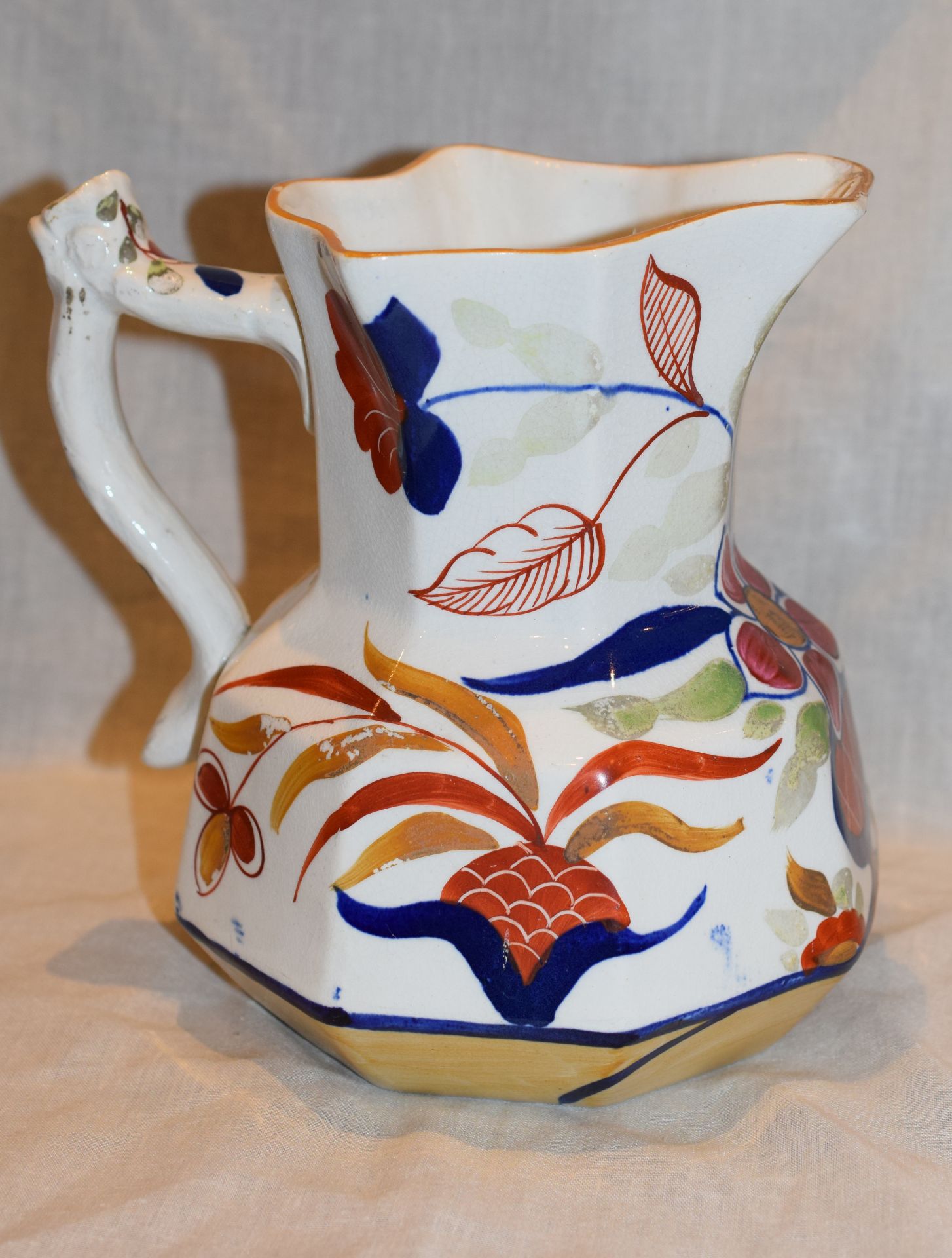 Rare Pattern Swansea Octagonal Jug