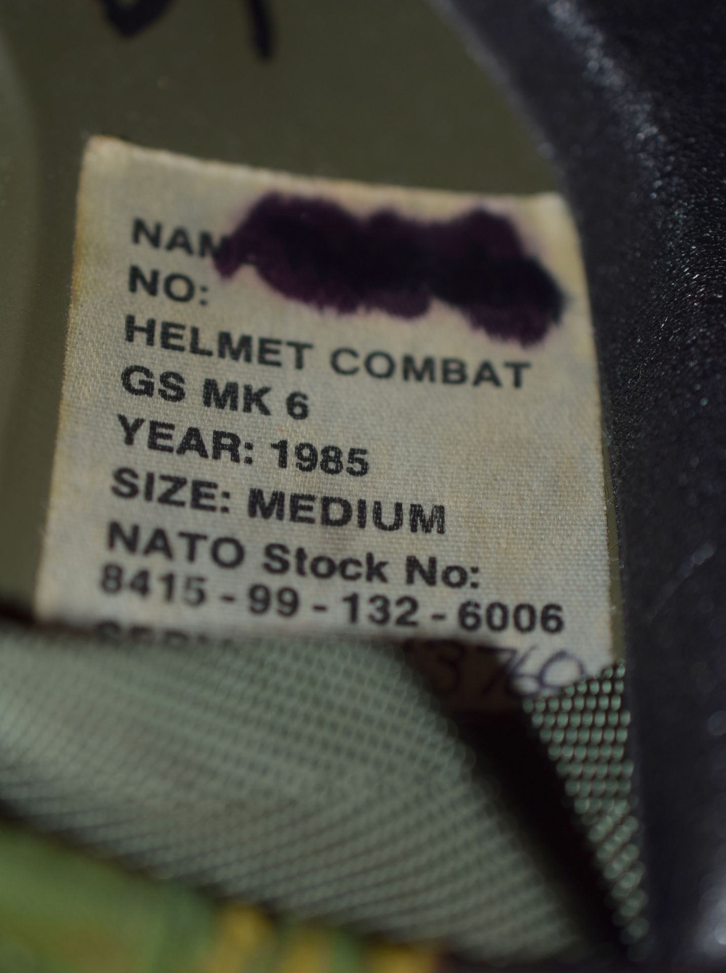 Nato Helmet With Camouflage - Image 3 of 3