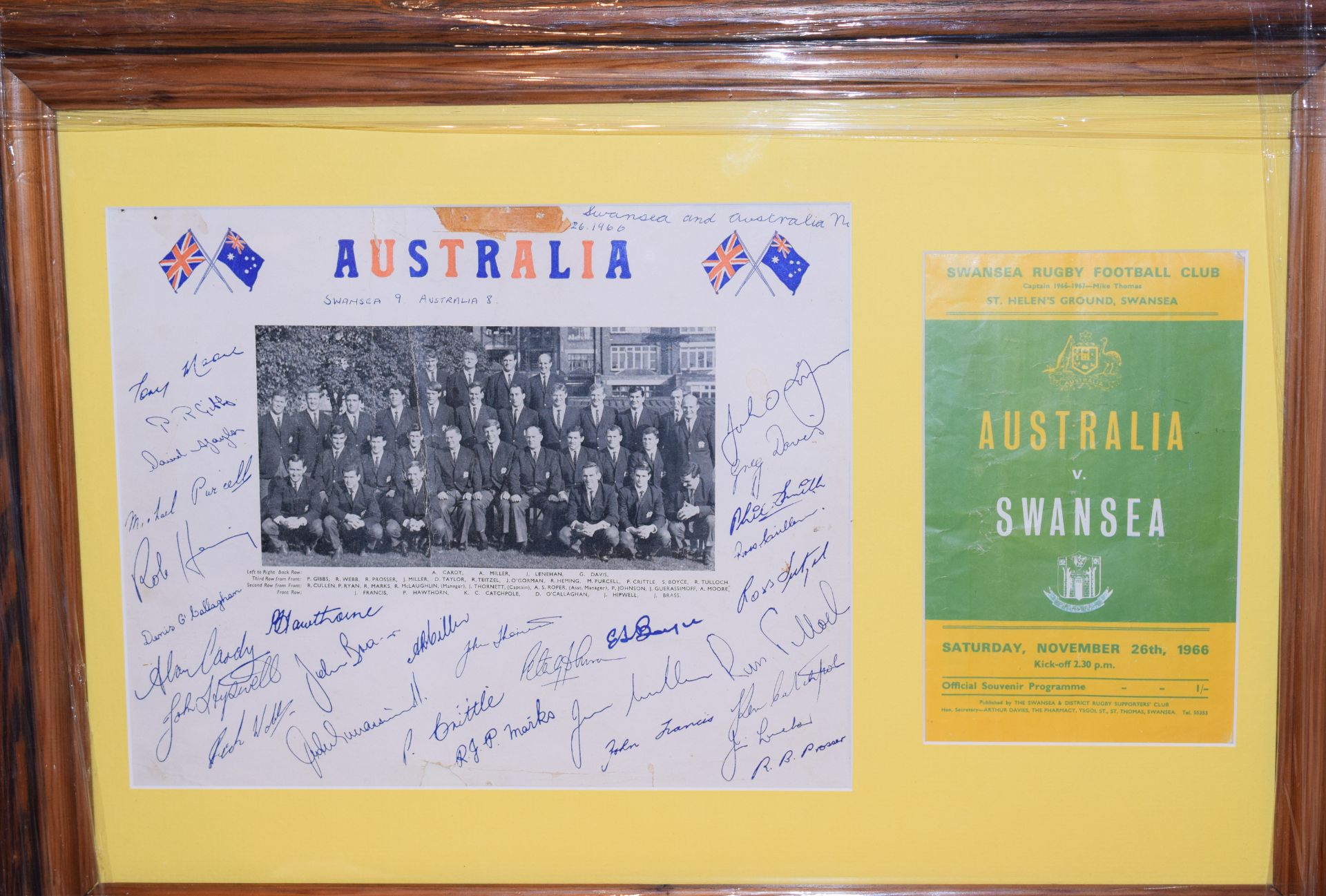 Australia RFC Signed Photo 1966 - Image 2 of 4