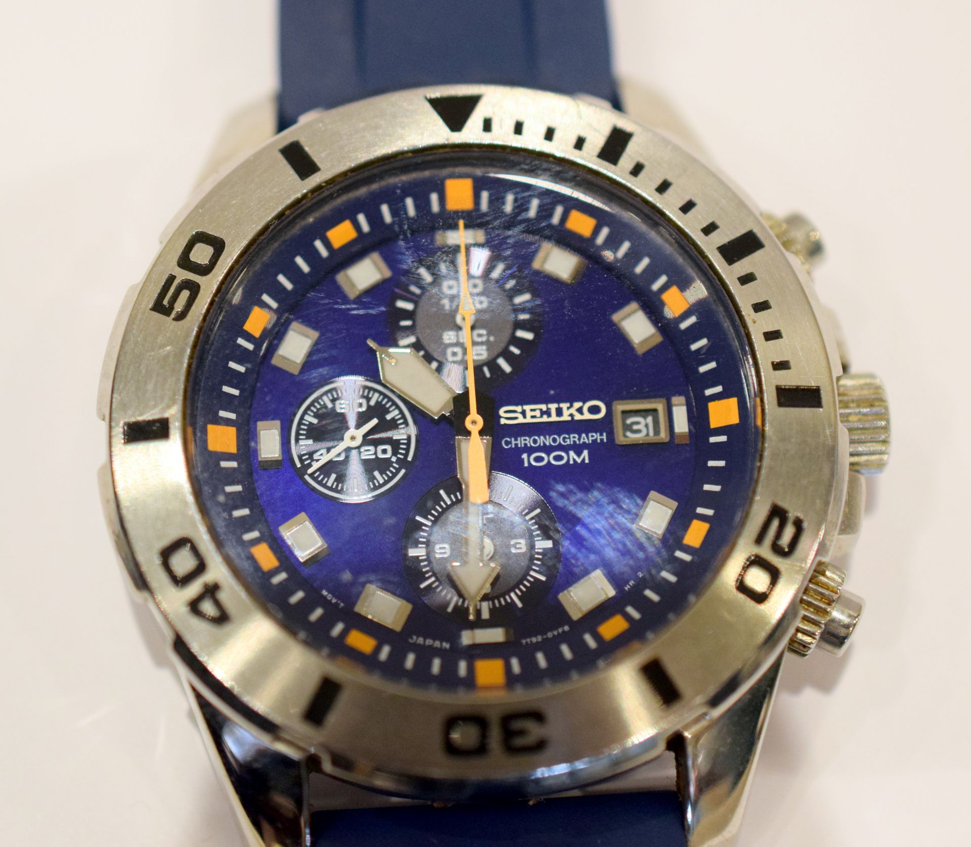 Seiko 100mm Divers Chronograph - Bild 3 aus 4