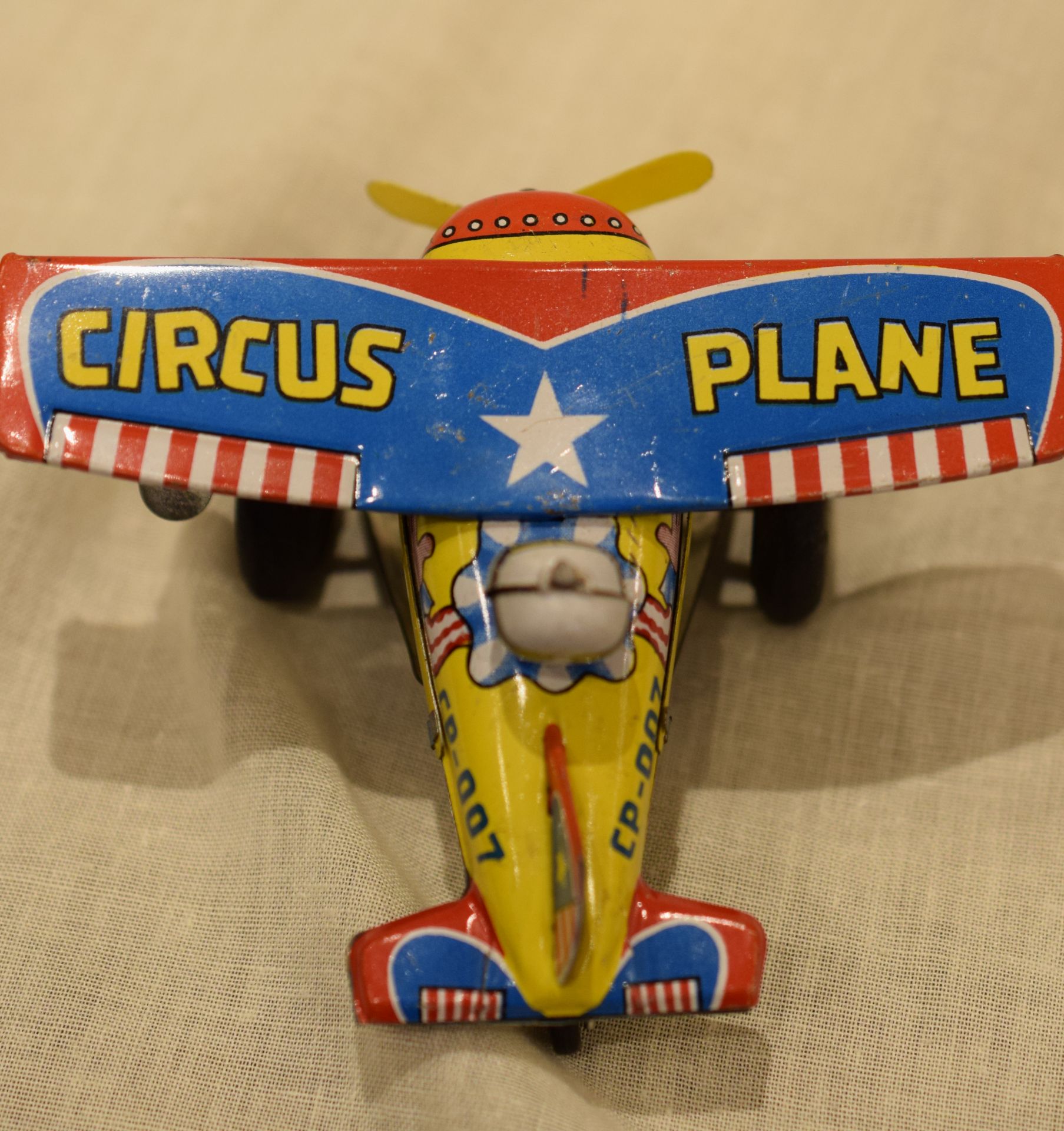 1920s Japanese Tin Plate Aeroplane - Bild 3 aus 3