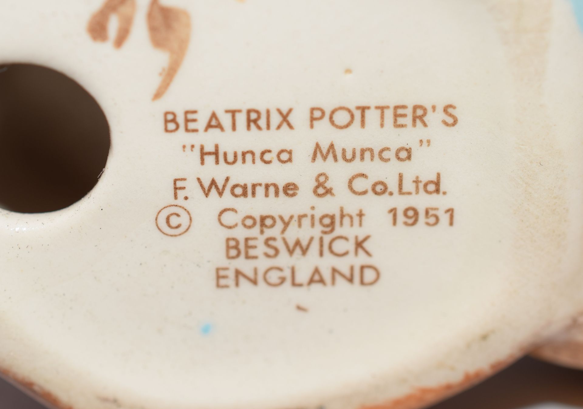 Beswick Beatrix Potter Hunca Munca 1951 - Image 3 of 3