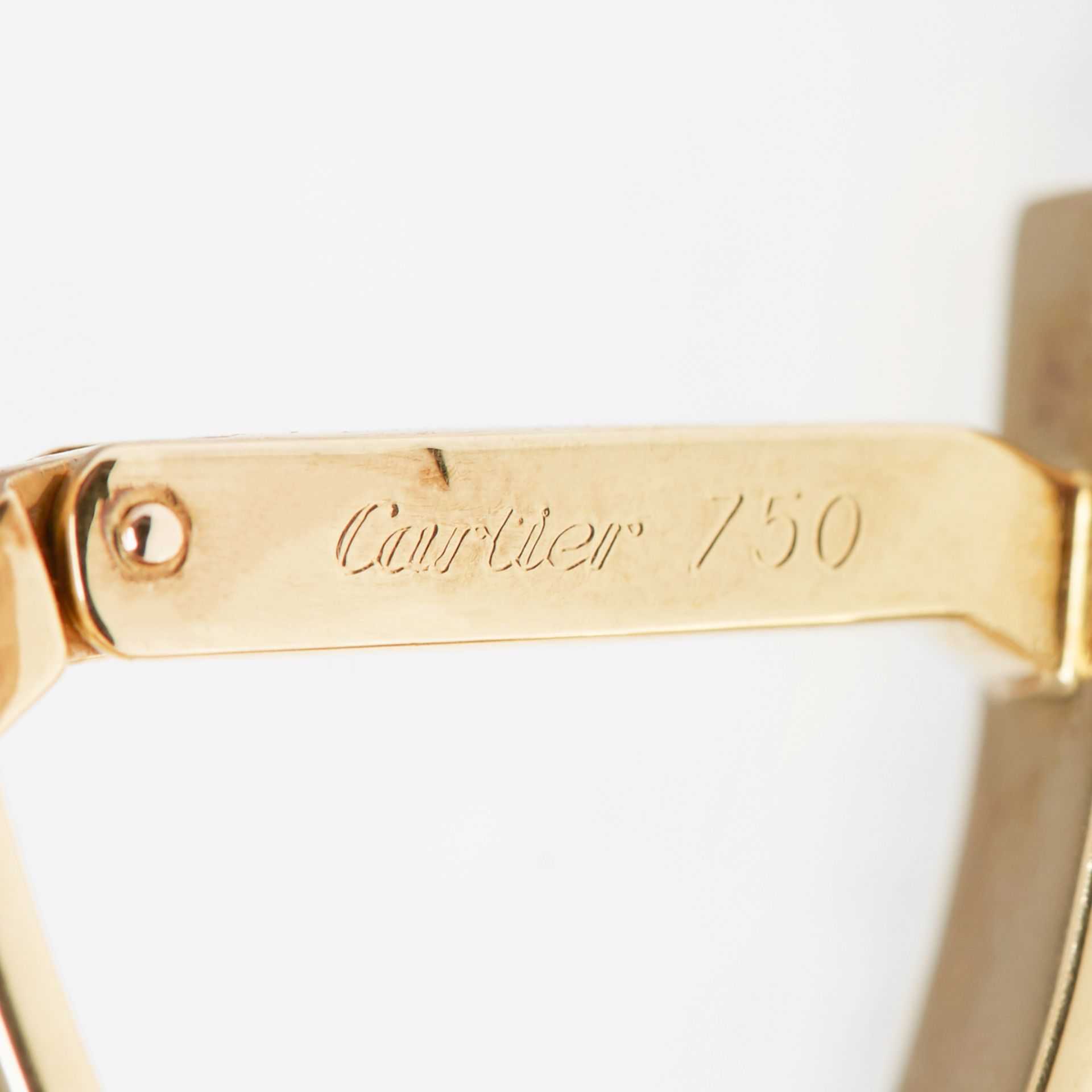 Cartier 18k Yellow Gold Love Cufflinks - Image 16 of 19