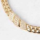 Van Cleef & Arpels 18k Yellow Gold Diamond Link Necklace