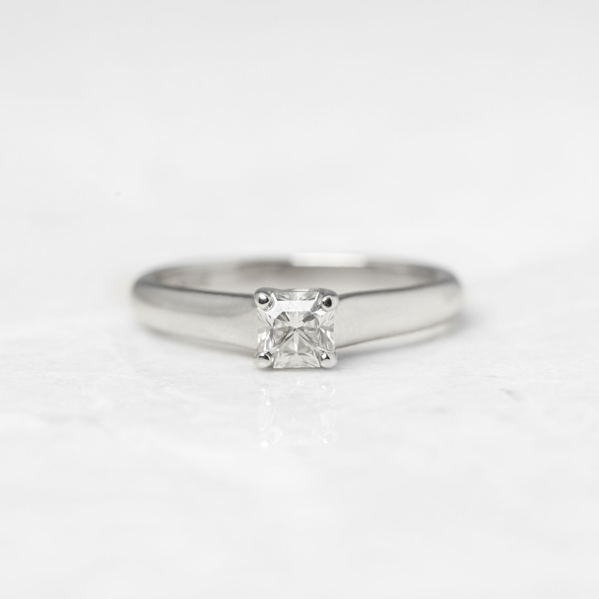 Tiffany & Co. Platinum 0.40ct Diamond Lucida Ring - Image 8 of 16