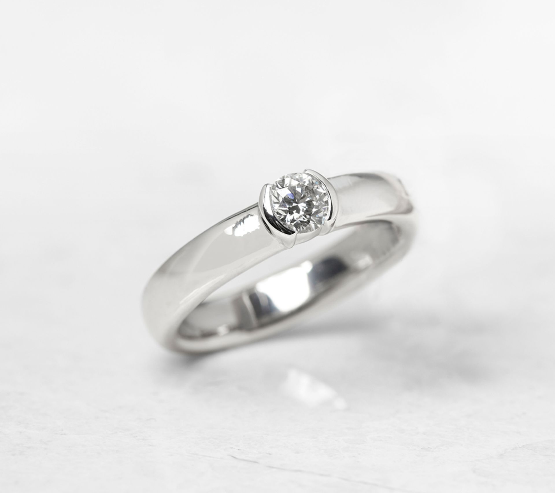 Tiffany & Co. Platinum 0.38ct Diamond Etoile Ring - Image 16 of 19