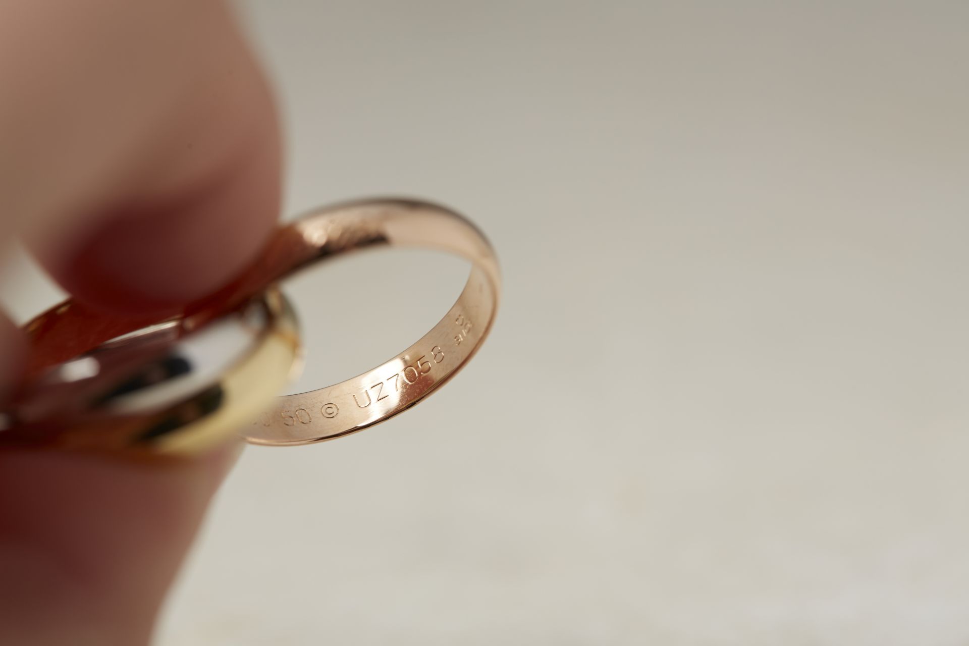 Cartier 18k Yellow, White & Rose Gold Trinity Ring - Image 3 of 17