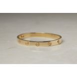 Cartier 18k Yellow Gold Love Bangle