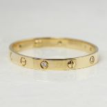 Cartier 18k Yellow Gold 6 Diamond Love Bracelet B6026417