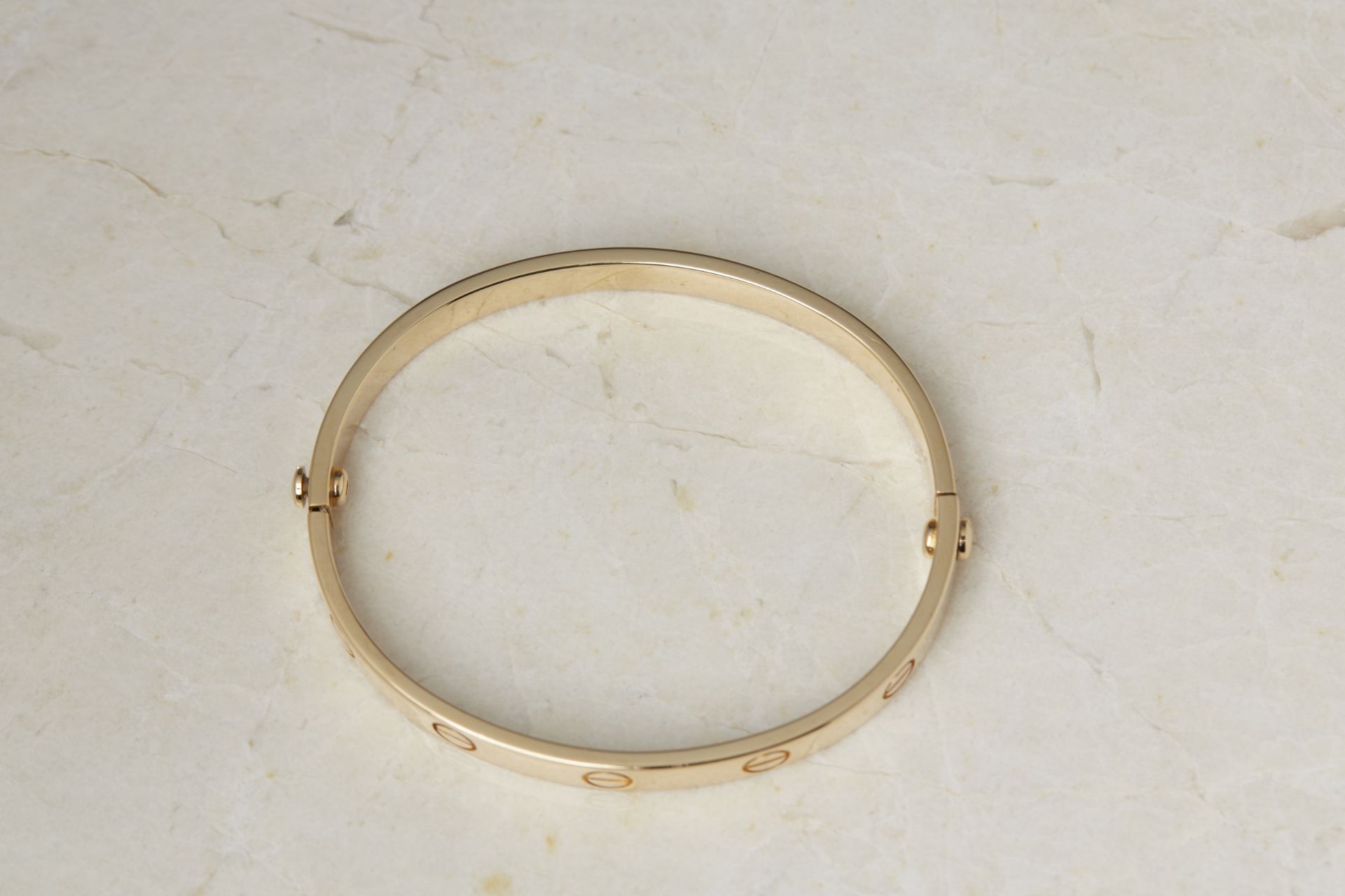 Cartier 18k Yellow Gold Love Bangle - Image 6 of 8