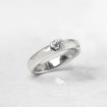 Tiffany & Co. Platinum 0.38ct Diamond Etoile Ring