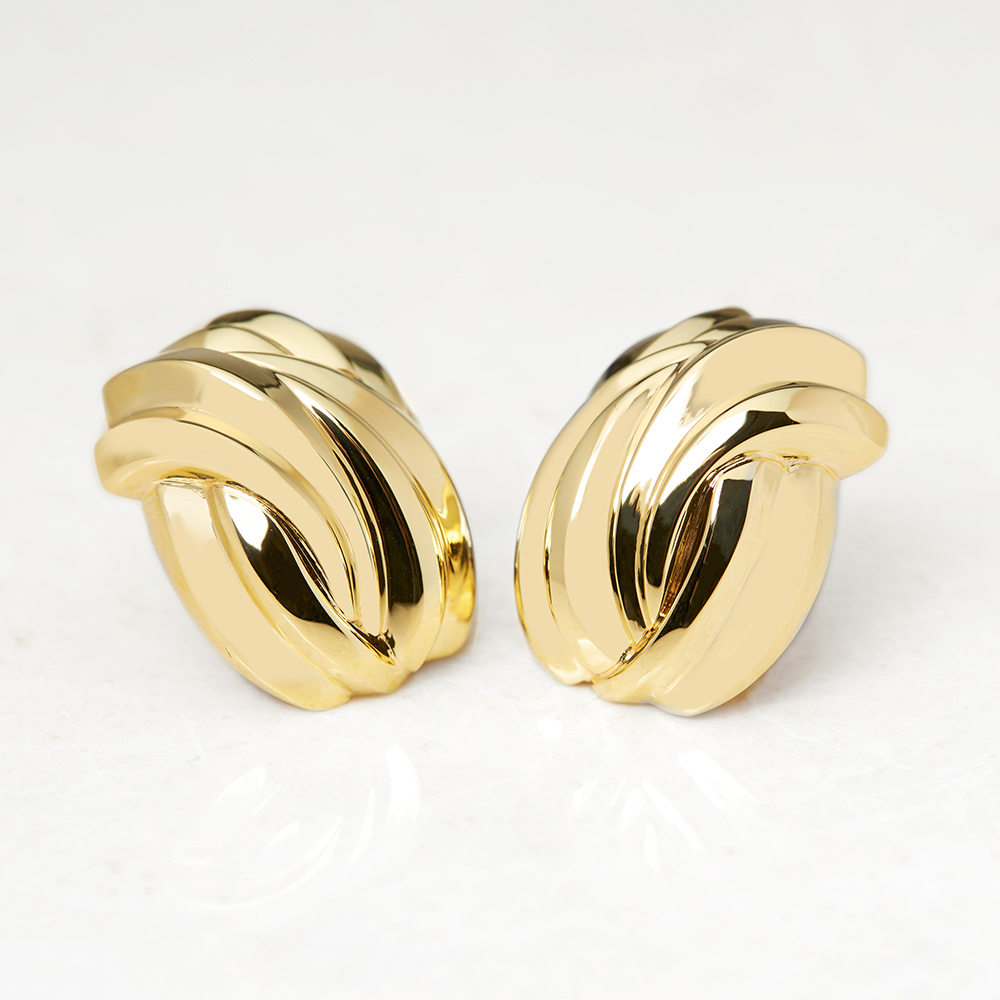 Tiffany & Co. 18k Yellow Gold Ear Clips - Image 2 of 7