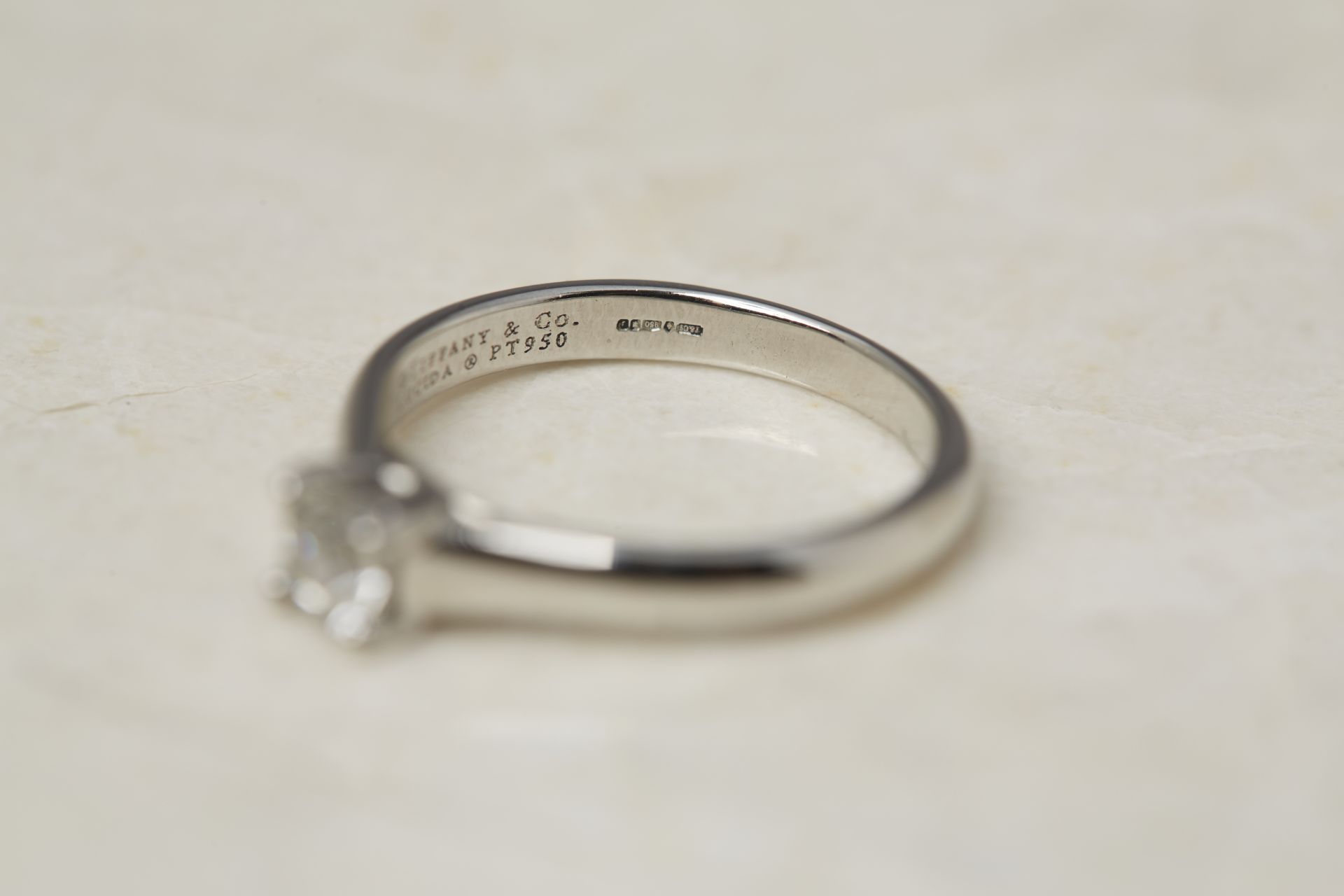Tiffany & Co. Platinum 0.40ct Diamond Lucida Ring - Image 5 of 16