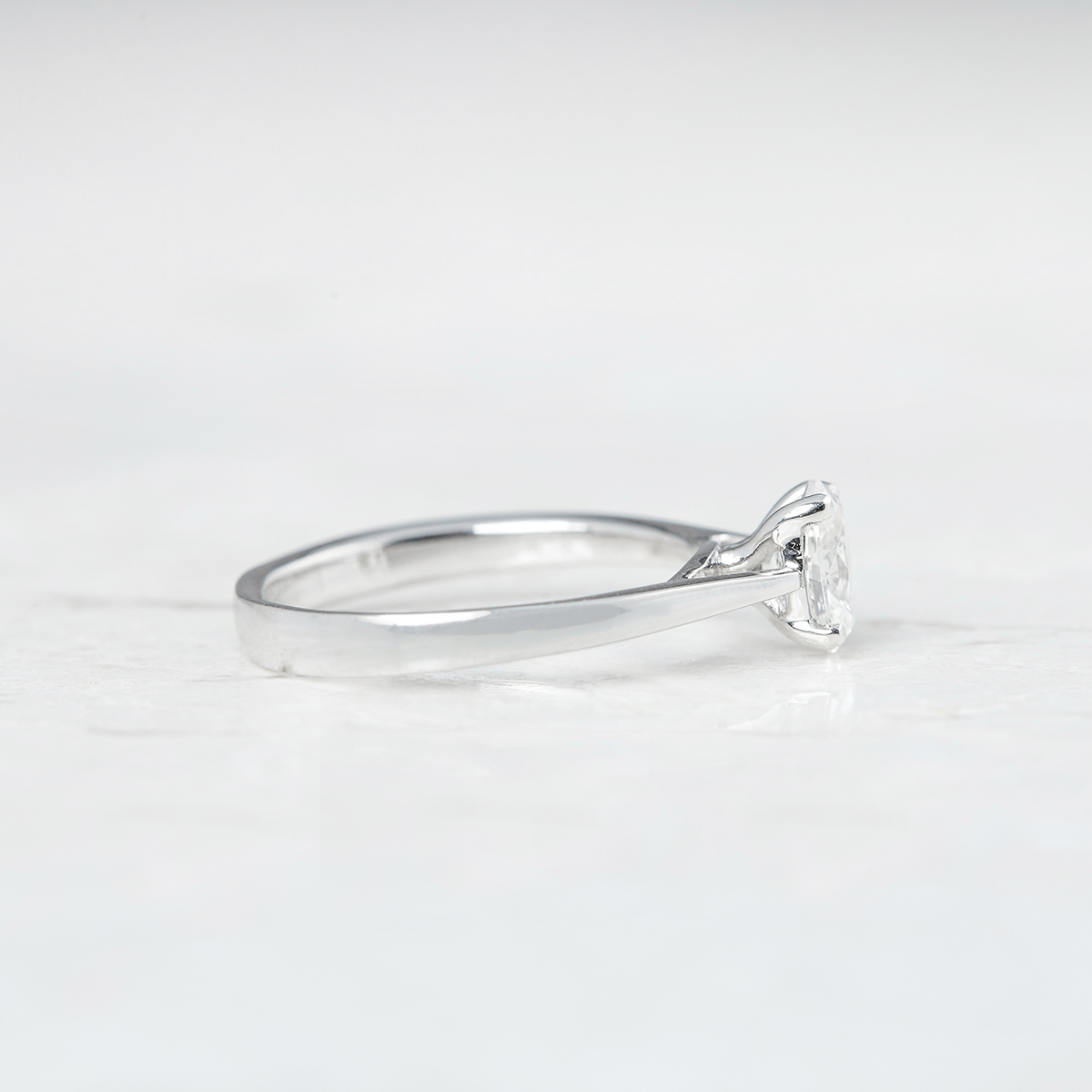 Mappin & Webb Platinum Oval Brilliant Cut 0.77ct Diamond Ring - Image 3 of 5