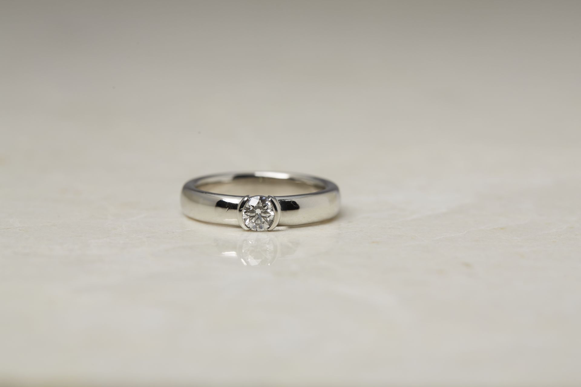 Tiffany & Co. Platinum 0.38ct Diamond Etoile Ring - Image 18 of 19