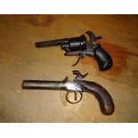 Rare collection of hand guns - dating from the 1800s