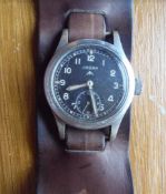 Vintage 'Lemania' WWII Military Swiss Watch