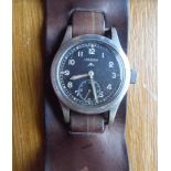 Vintage 'Lemania' WWII Military Swiss Watch