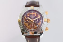 Breitling Chronomat 44 mm Ib0110 Watch S/S & 18ct Gold