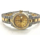 Rolex Ladies 1988 18k Corduroy original dial